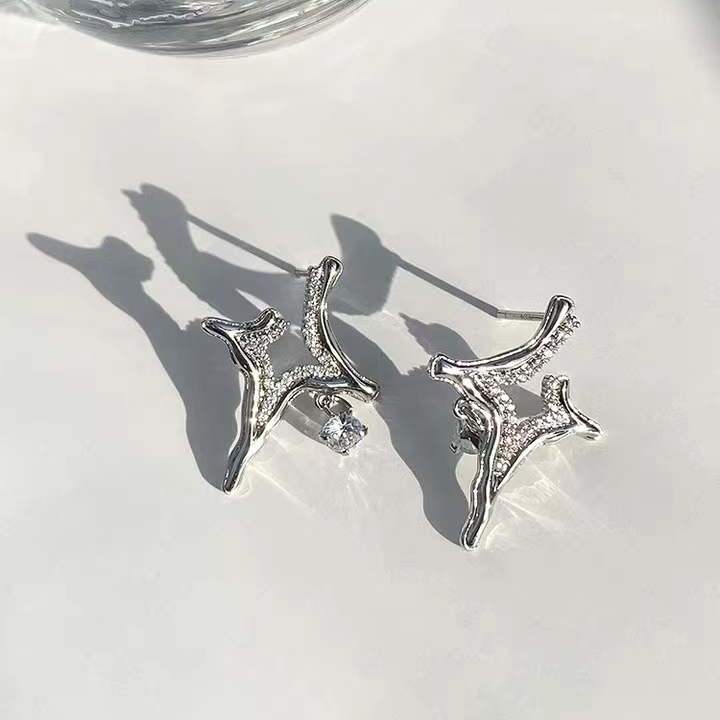 Asterism Rhinestone Earrings - Cindy's Shop