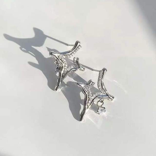 Asterism Rhinestone Earrings - Cindy's Shop