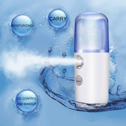 Nano Mist Facial Sprayer Beauty Instrument USB Face Steamer Moisturizing Beauty - Cindy's Shop