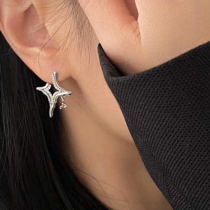 Asterism Rhinestone Earrings - Cindy's Shop