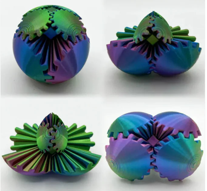 3D Fidget Gear Ball Rotation - Cindy's Shop
