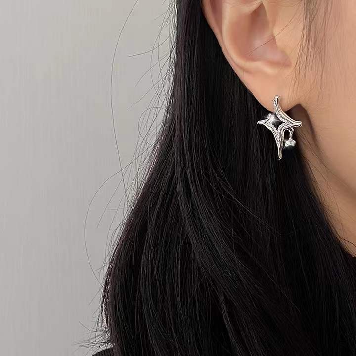 Asterism Rhinestone Earrings - Cindy's Shop