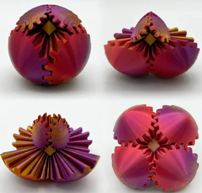 3D Fidget Gear Ball Rotation - Cindy's Shop