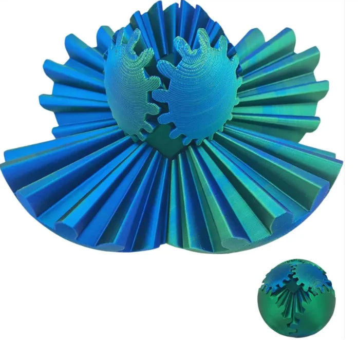 3D Fidget Gear Ball Rotation - Cindy's Shop