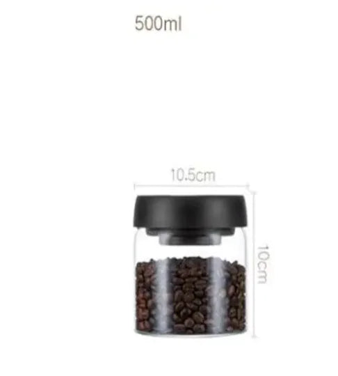 Vacuum Sealed Glass Storage Jar Set - Cindy's Shop