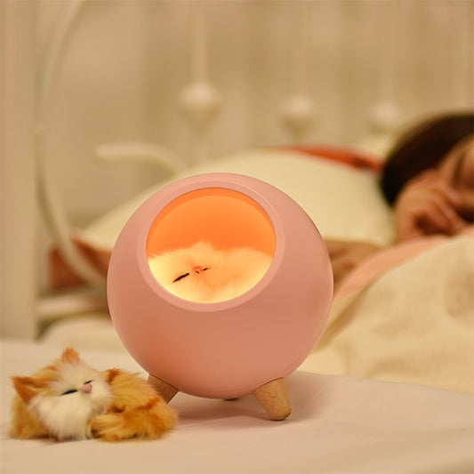 LED Cat Light USB Touch Night Llight Bionic Cat Stepless Dimming Atmosphere Night Light Room Decoration Lamp Holiday Gift - Cindy's Shop