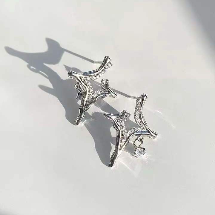 Asterism Rhinestone Earrings - Cindy's Shop