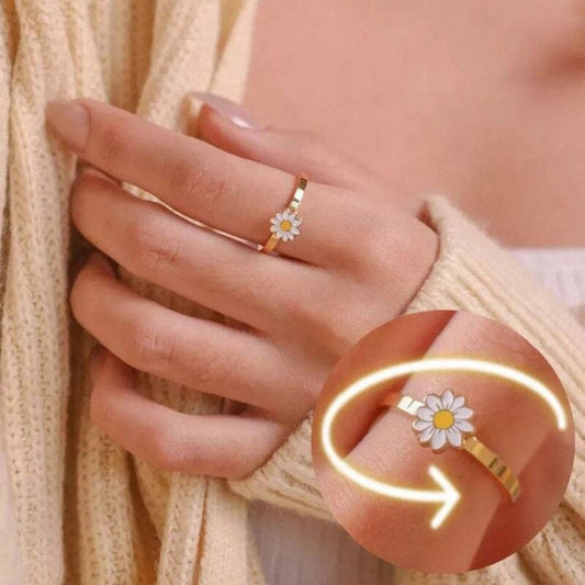 Fidget Spinner Rotatable Ring For Women - Cindy's Shop