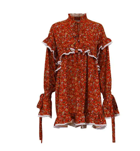 2019 Winter Women's Printed Fringe Dress - Cindy's Shop